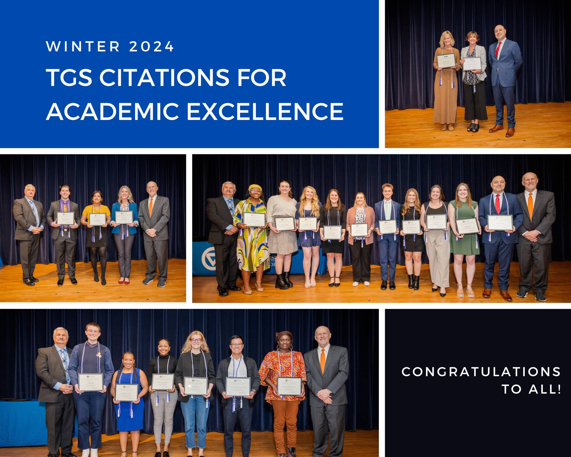 Winter 2024 Citation Awards Photo Collage